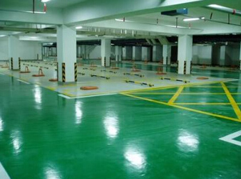 聊城市地下车库环氧地坪厂家_停车场地坪施工_停车场设施厂家_价格